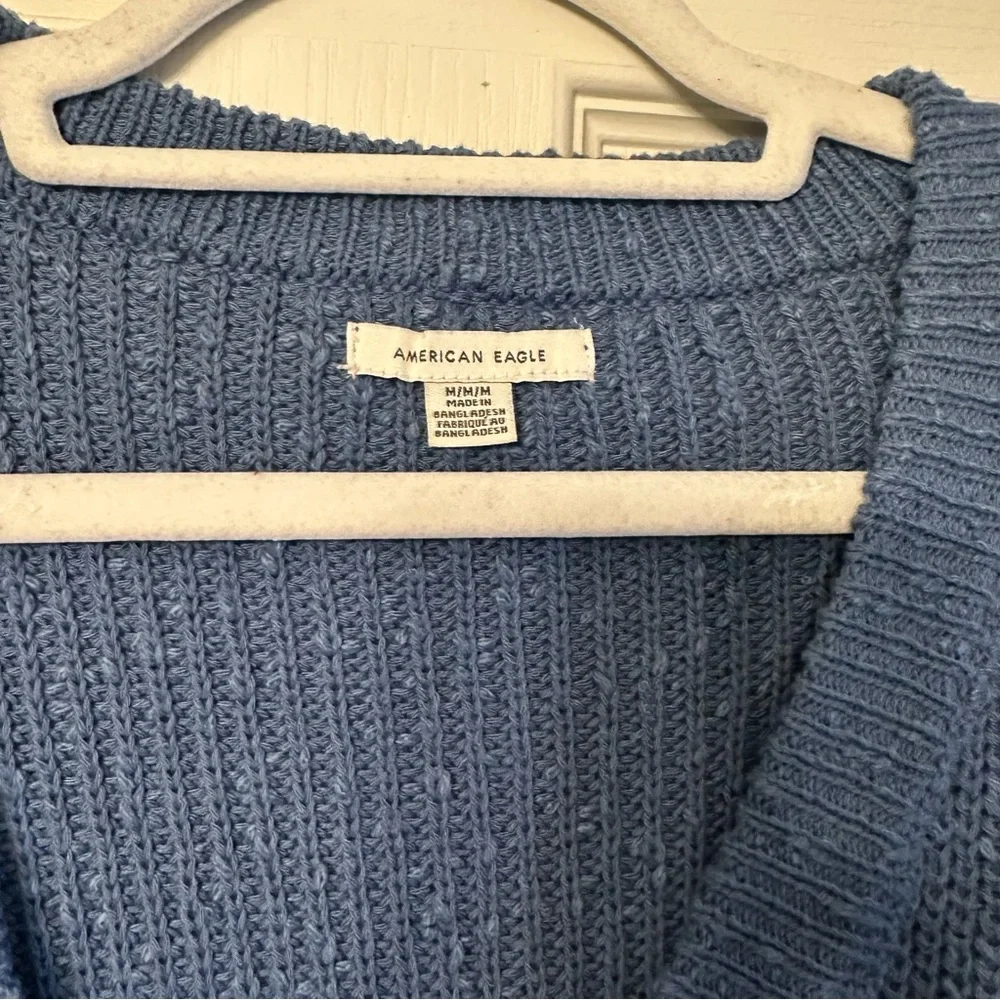American Eagle Blue Button Cardigan